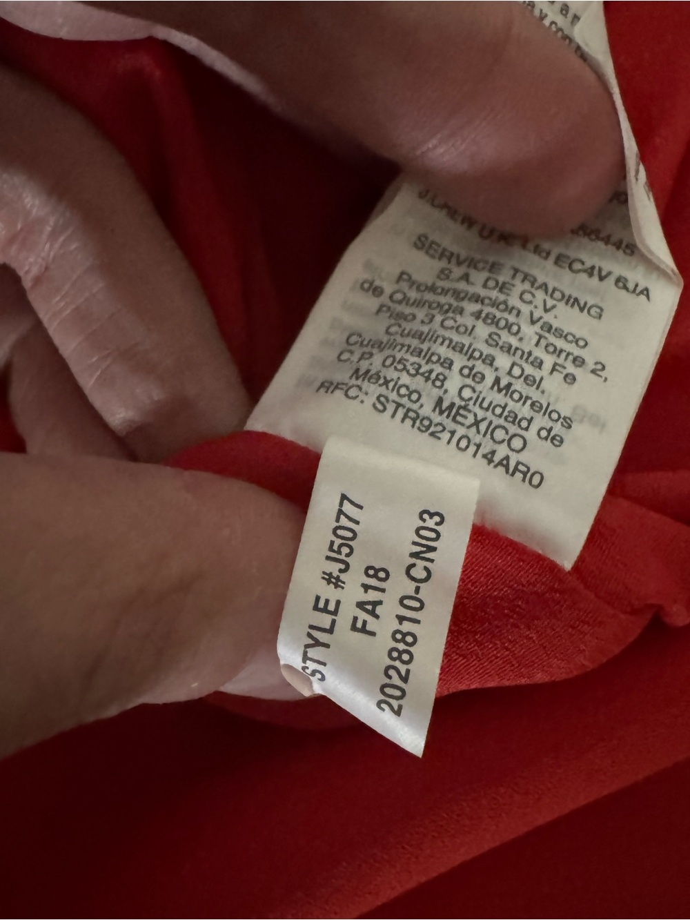 J. Crew Red Short Sleeve Wrap Jumpsuit Size 4 - Picture 5 of 8